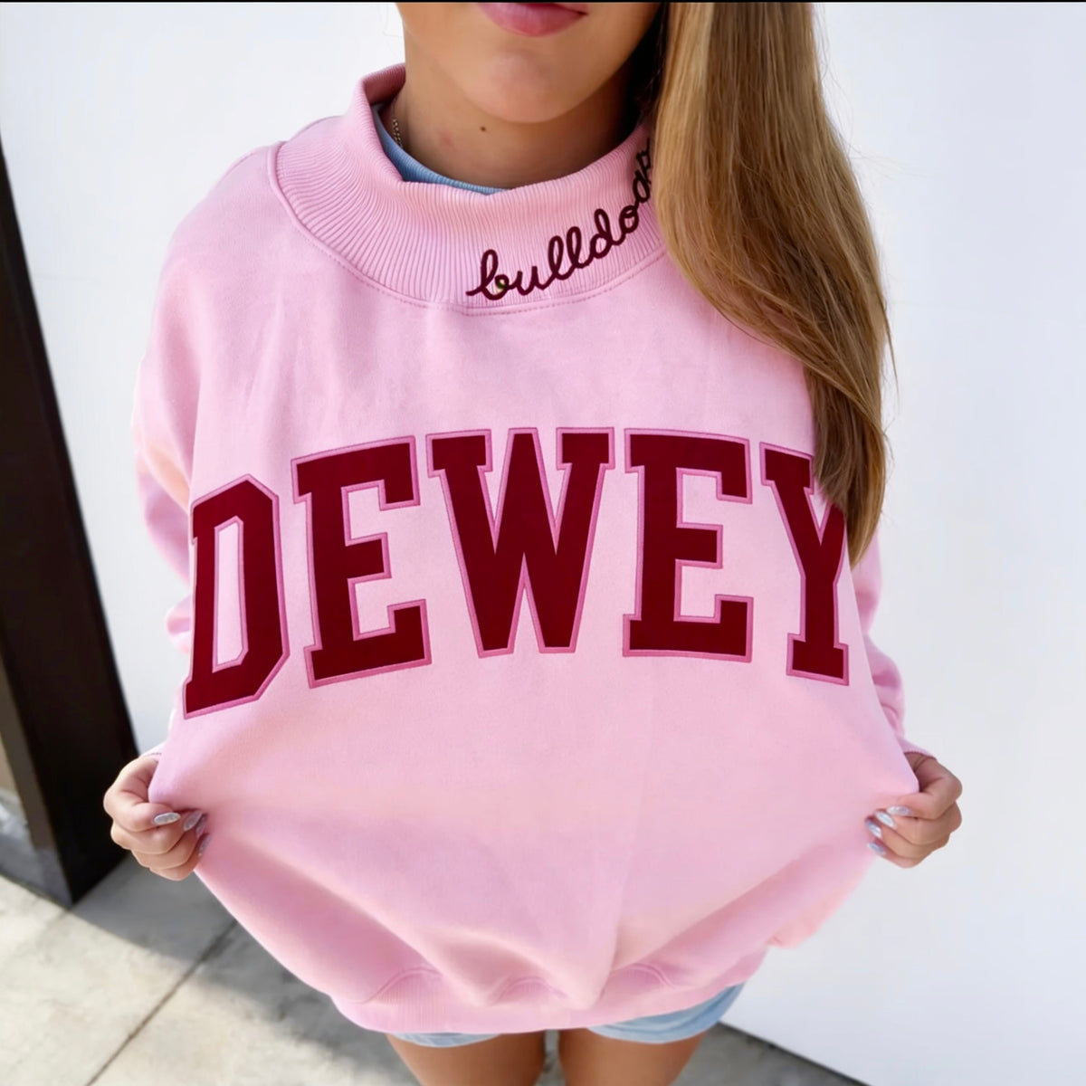 Dewey Mock Neck Sweatshirt (Oct Arrival)