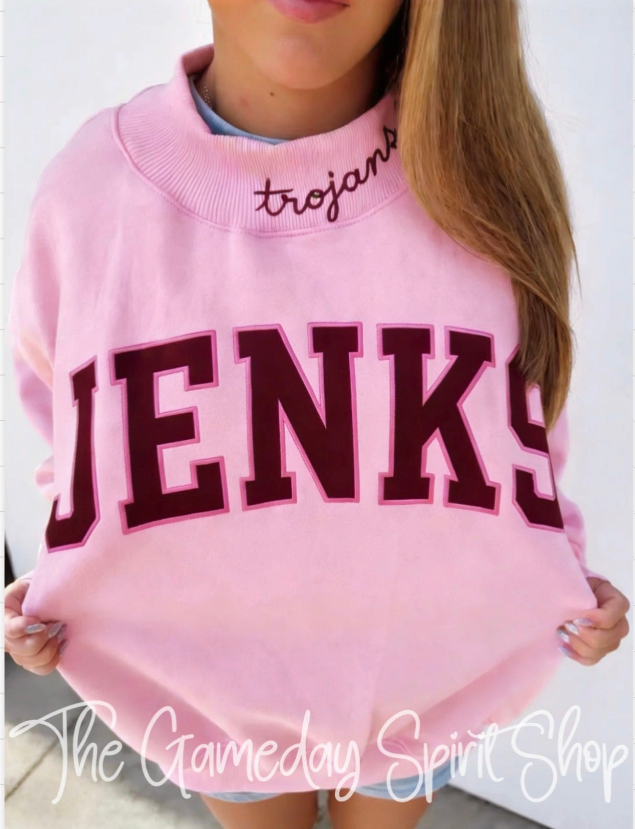 Jenks Mock Neck Sweatshirt (Oct Arrival)