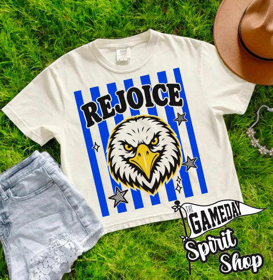Rejoice Stripe Mascot (3 shirt styles)