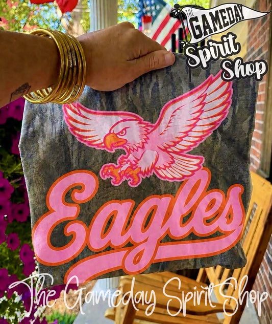 Pink and Orange Eagles