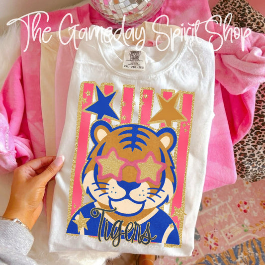 Super Star Blue Tigers (white)