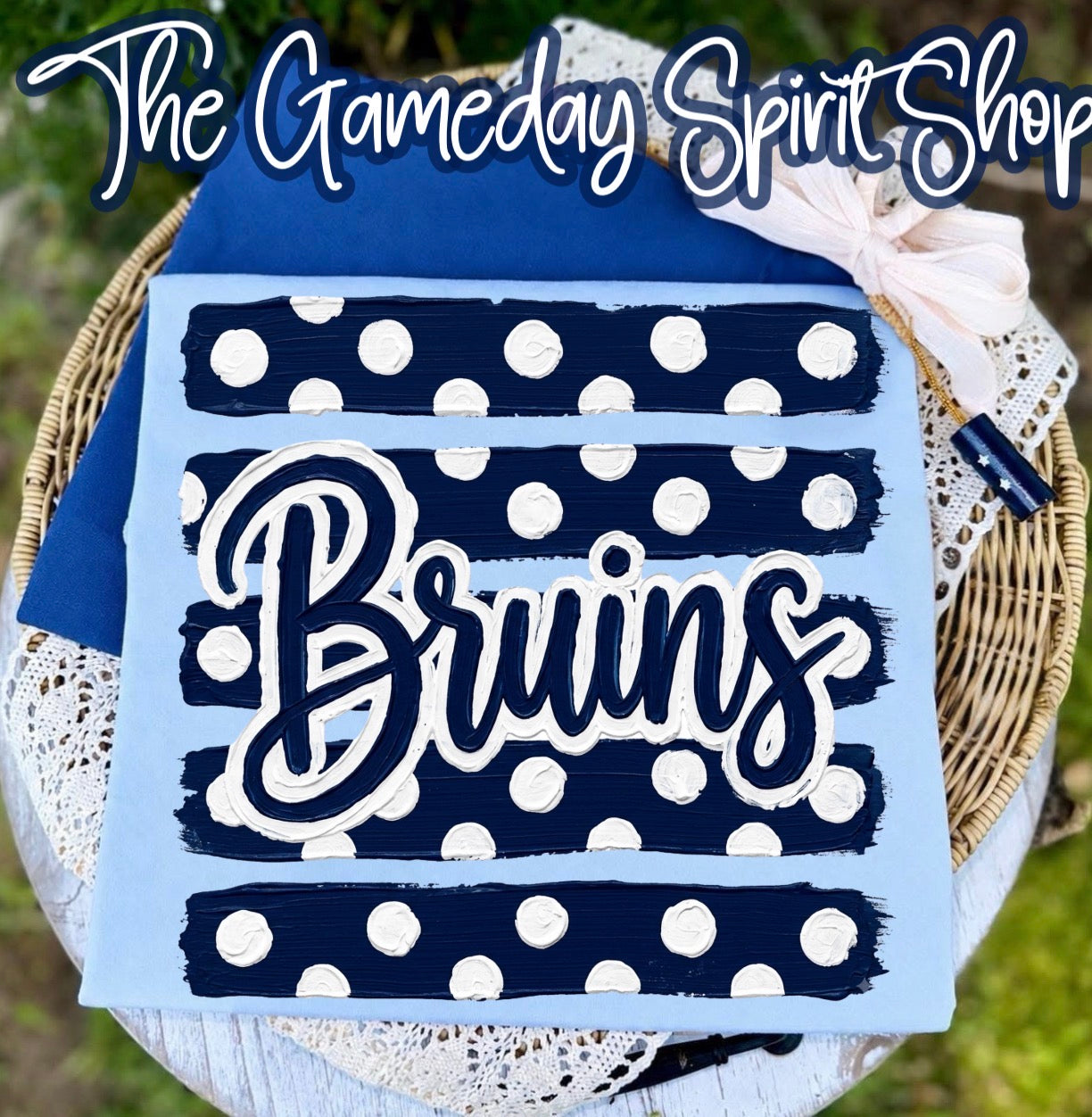 Bruins Polkadot Stripe