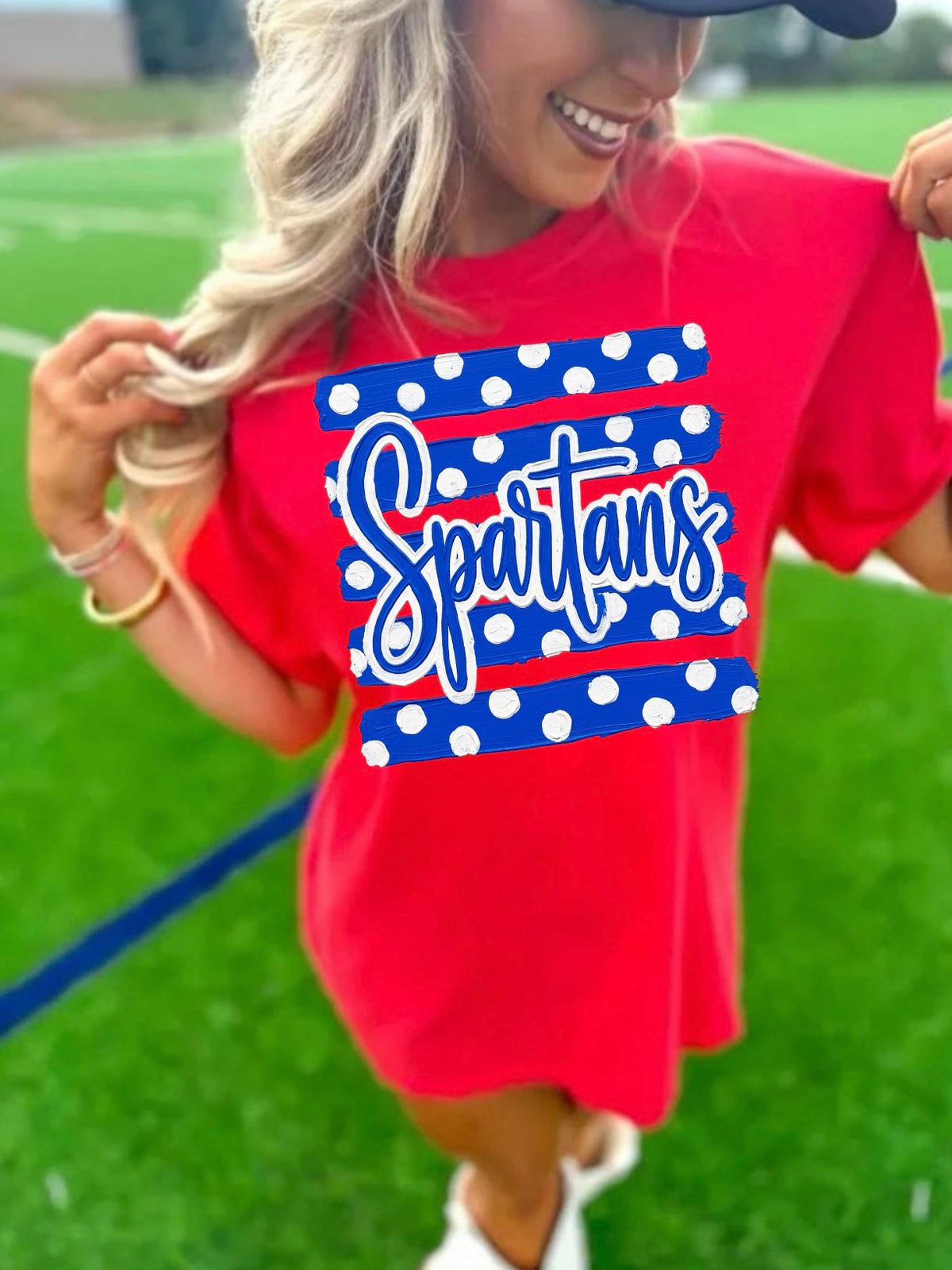 Spartan Polkadot Stripe