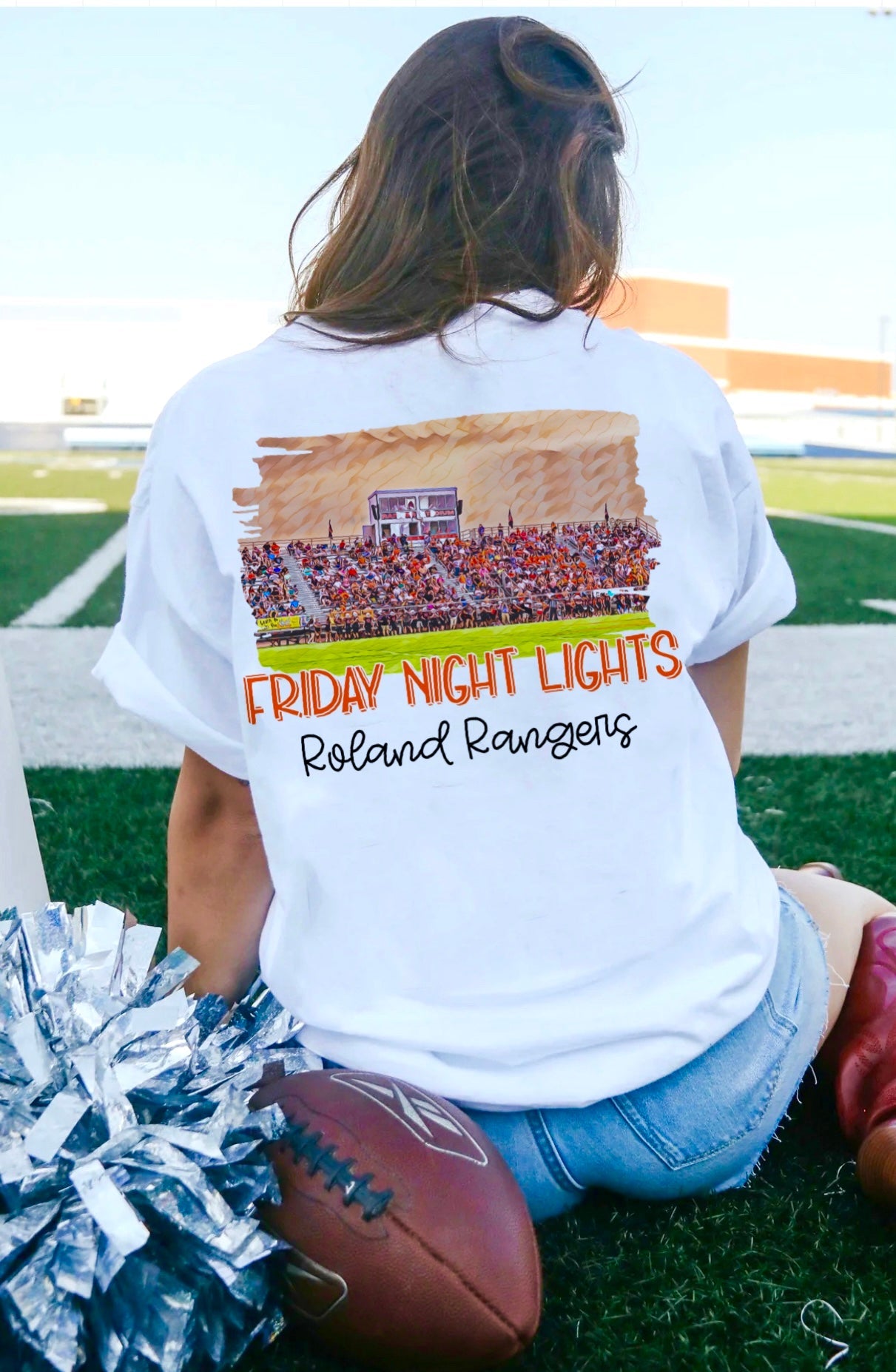 Roland Rangers Watercolor Stadium