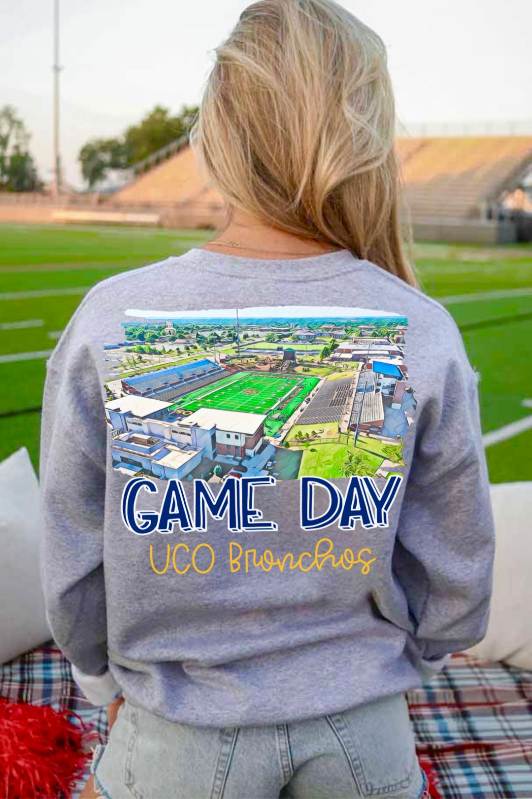 UCO Bronchos Watercolor Stadium m
