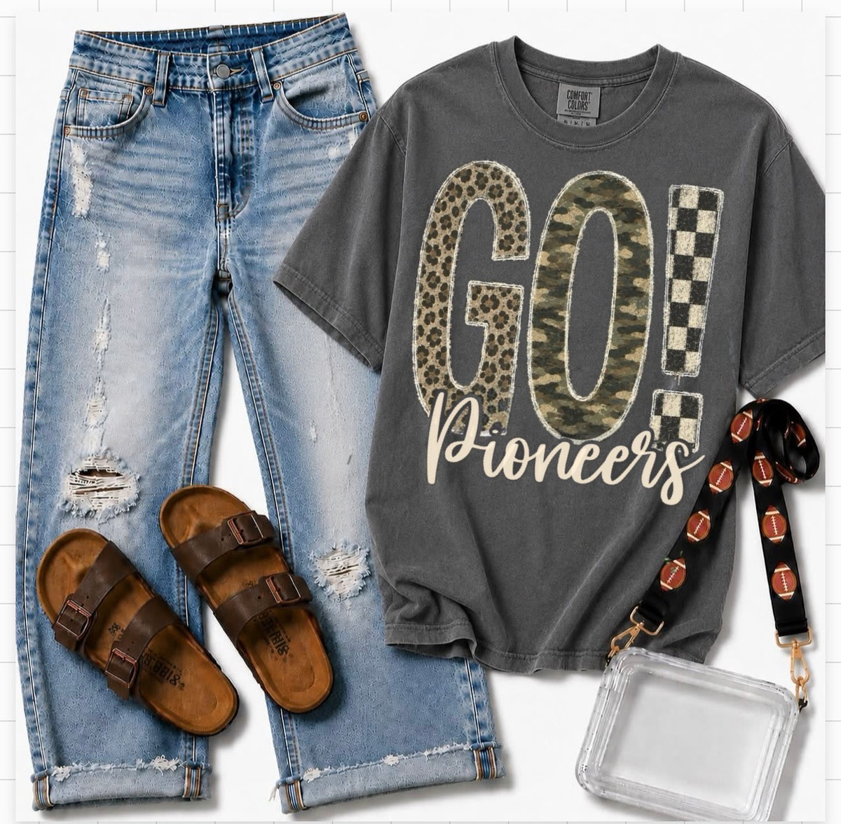 Camo Go Pioneers (3 shirt styles)