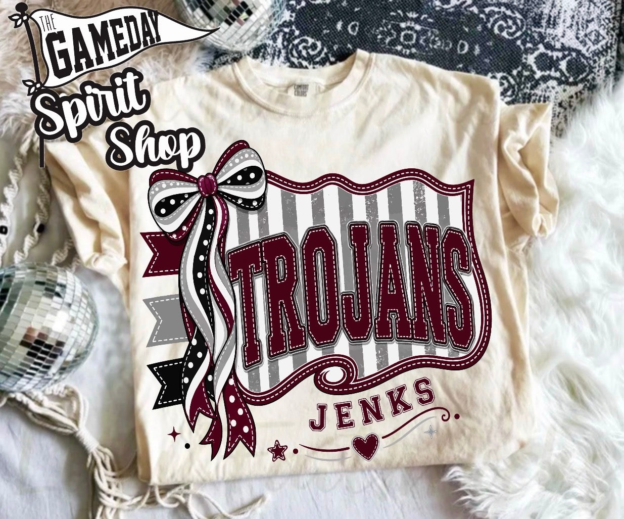Trojans Stripe Pennant (3 shirt styles)