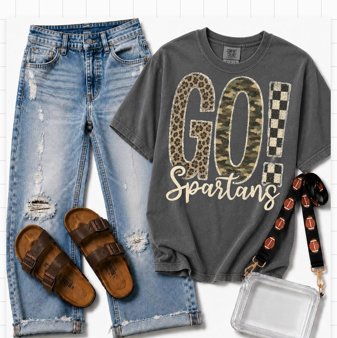 Camo Go Spartans (3 shirt styles)