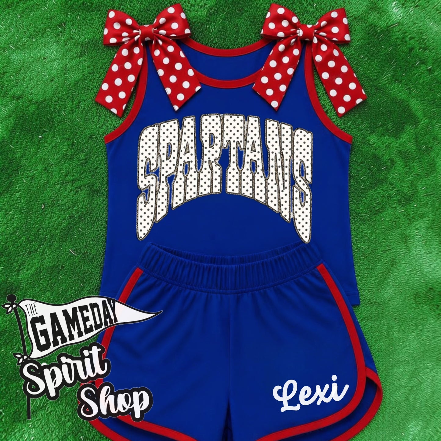 Custom Bowtie Cheer Set (any color and team!)