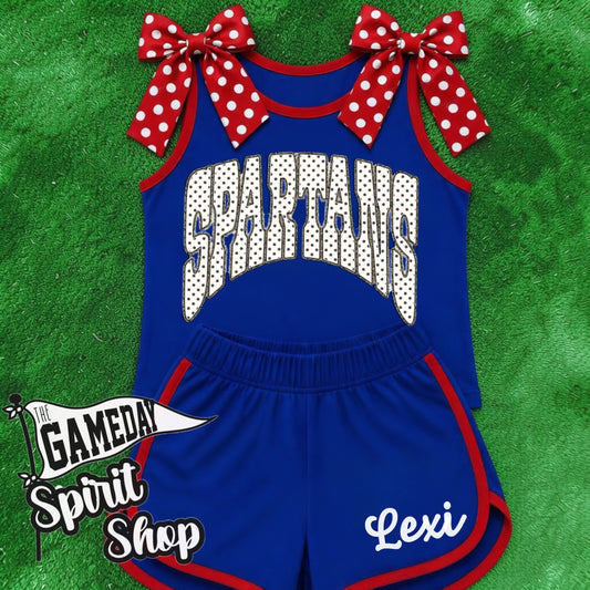 Custom Bowtie Cheer Set (any color and team!)