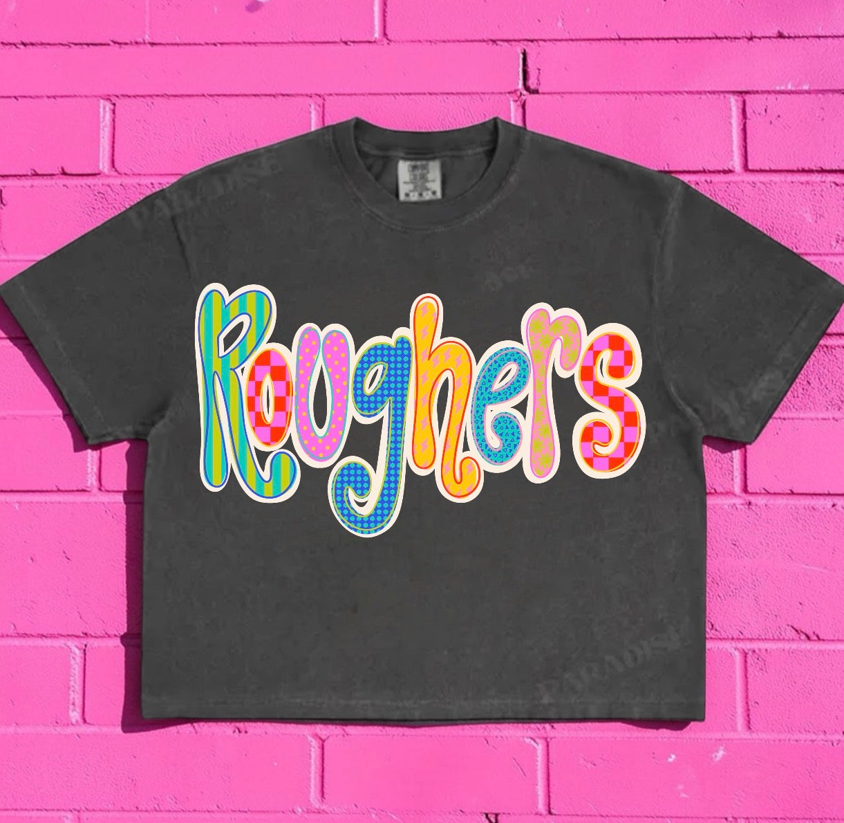 Roughers Neon Bubble Letter (3 shirt styles)