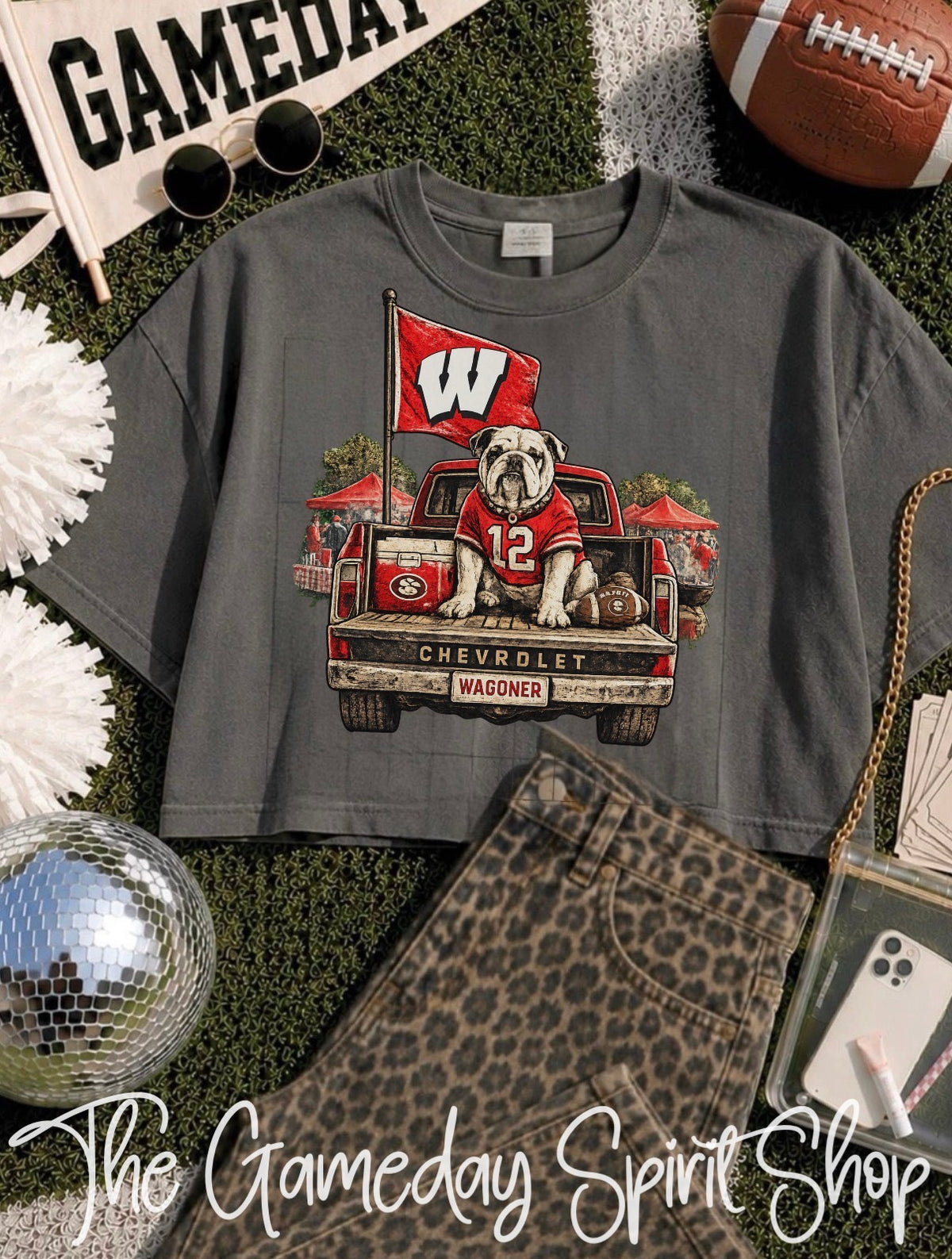 Wagoner Tailgate Club Boxy Crop (2 Colors)