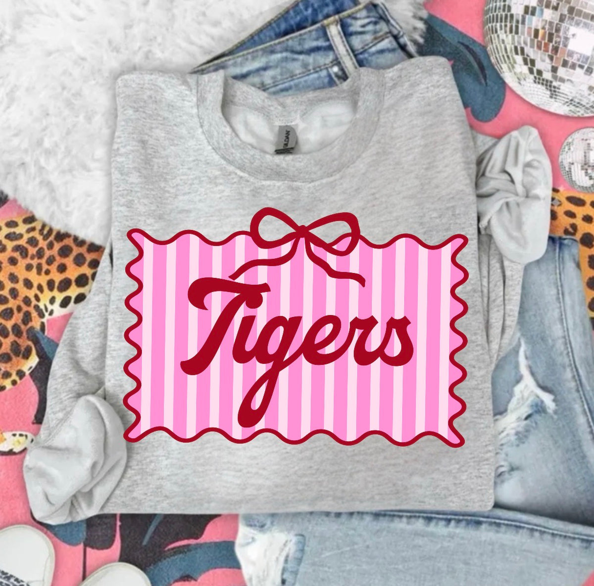 Tigers Bow Stripe
