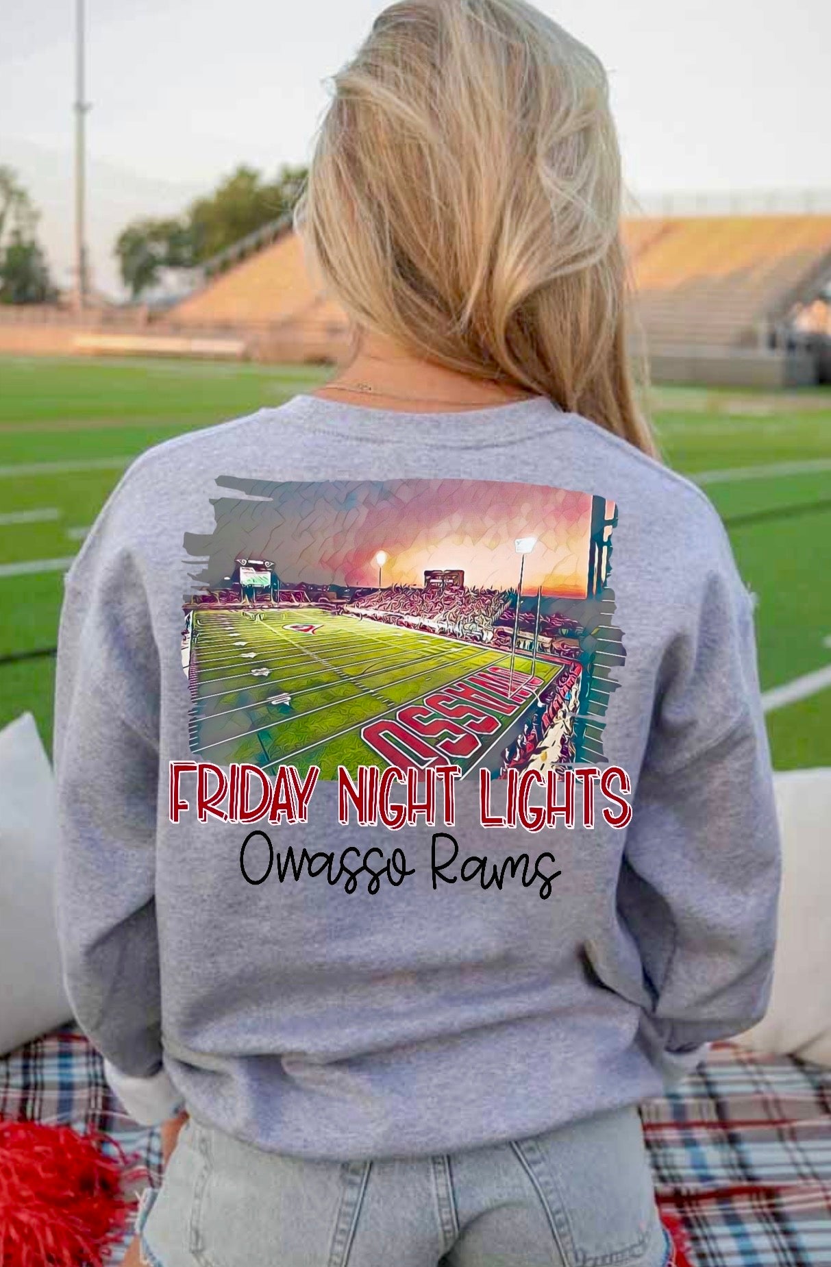 Owasso Rams Watercolor Stadium