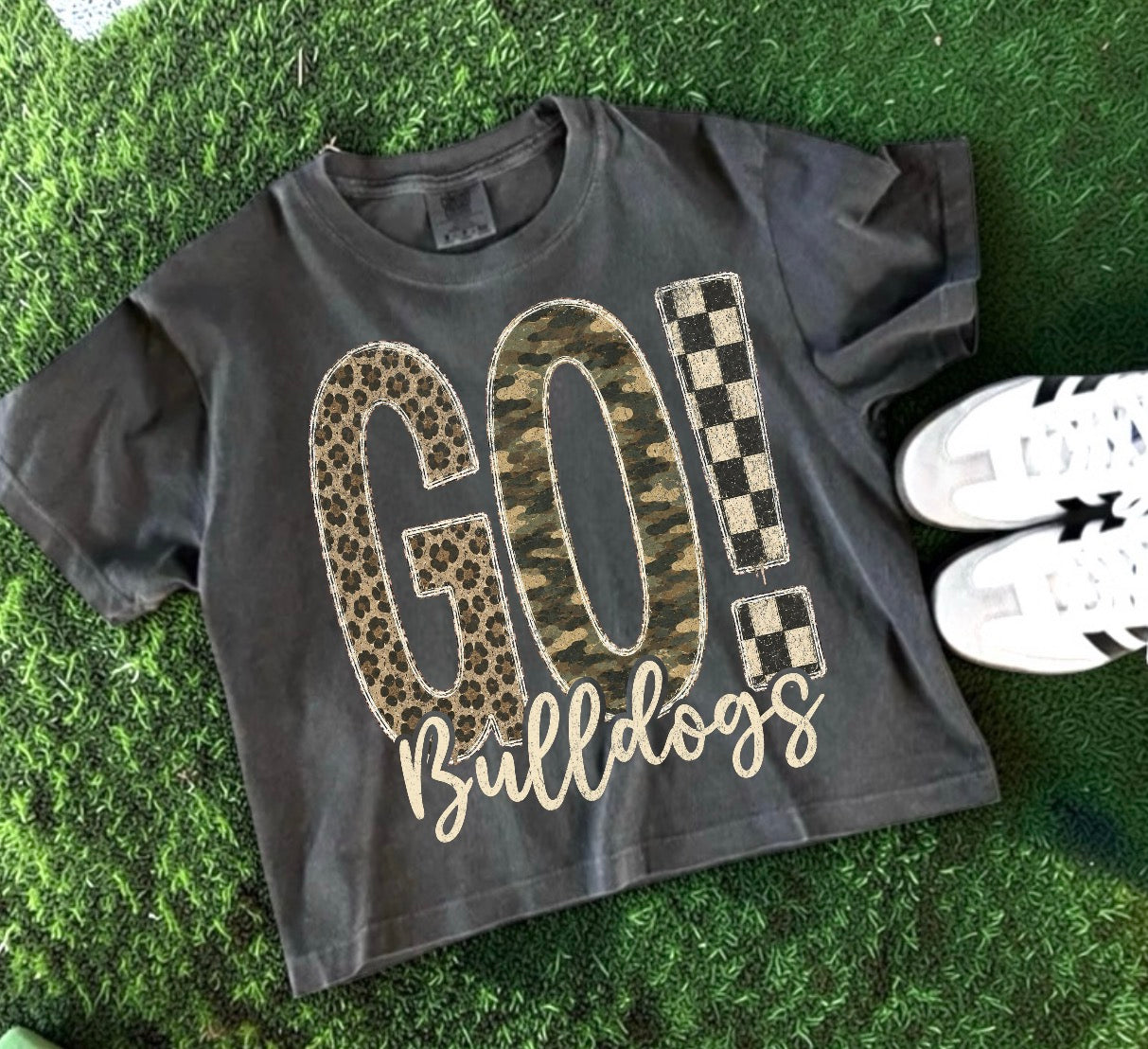 Camo Go Bulldogs (3 shirt styles)