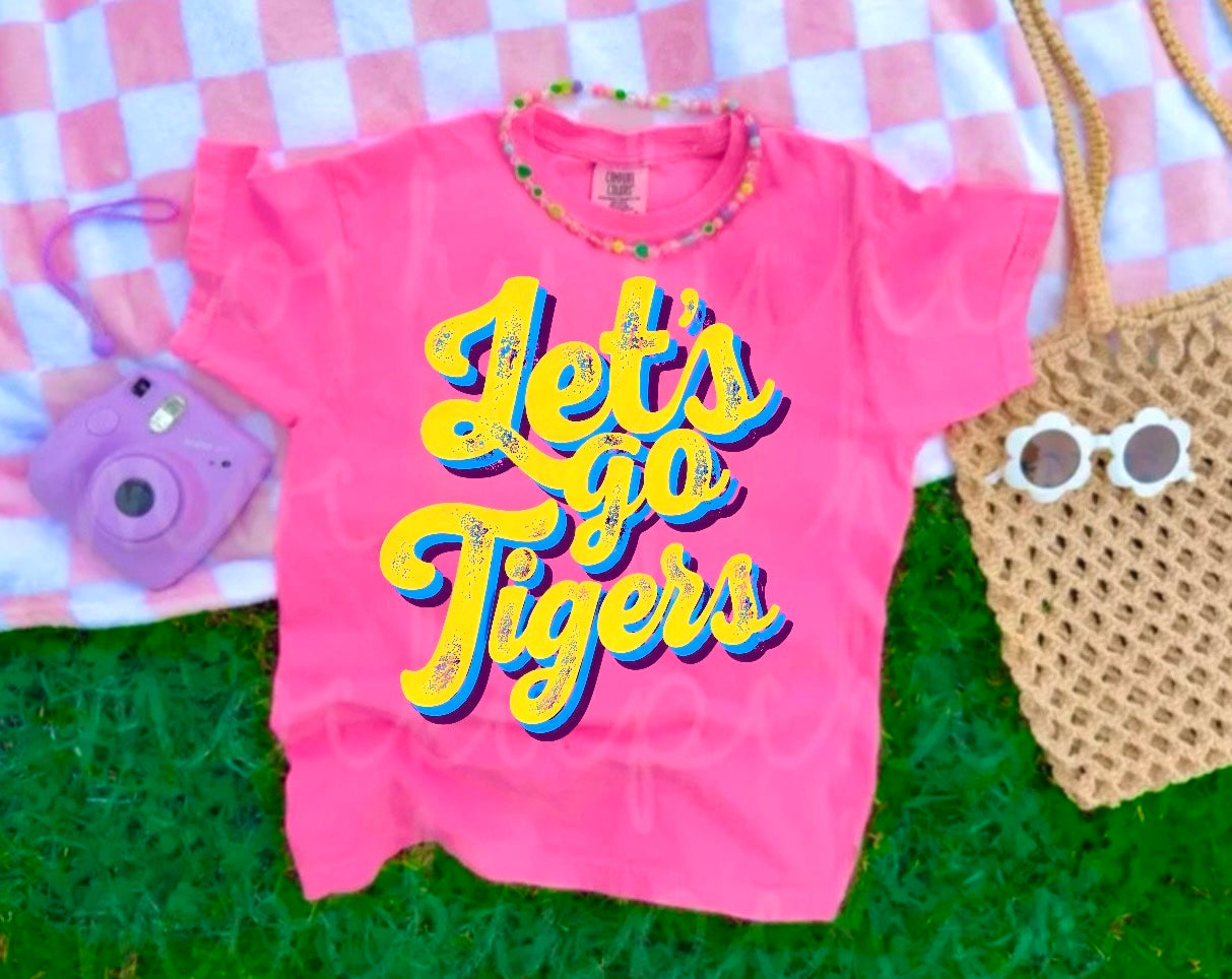 YOUTH Neon Pink Tigers