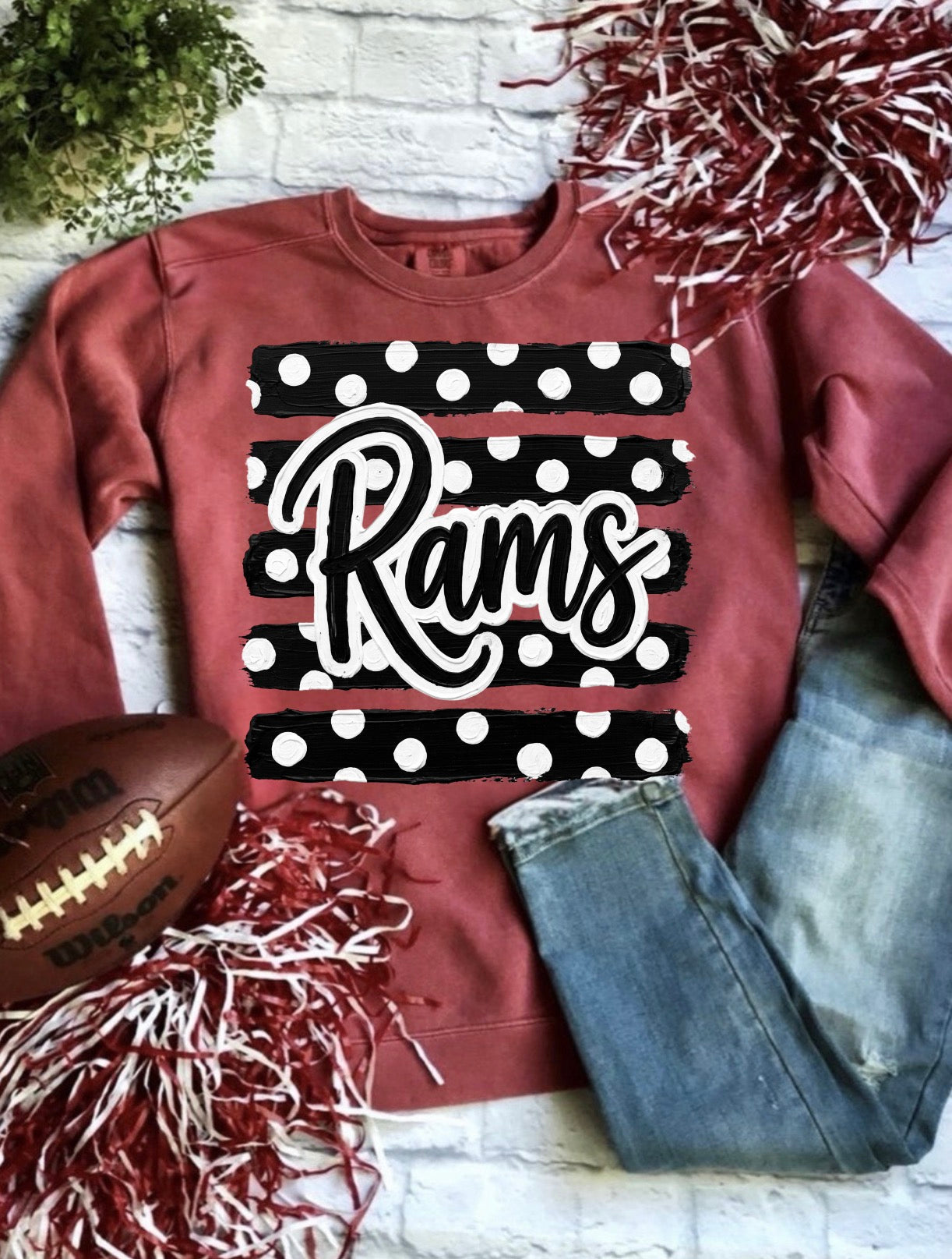 Rams Polkadot Stripe