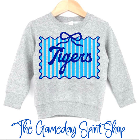 YOUTH Tigers Bow Stripe