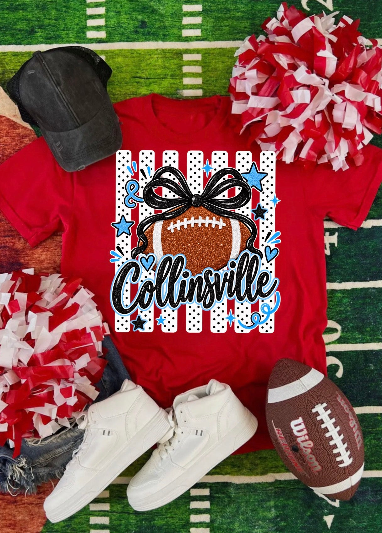 Collinsville Football Stripe