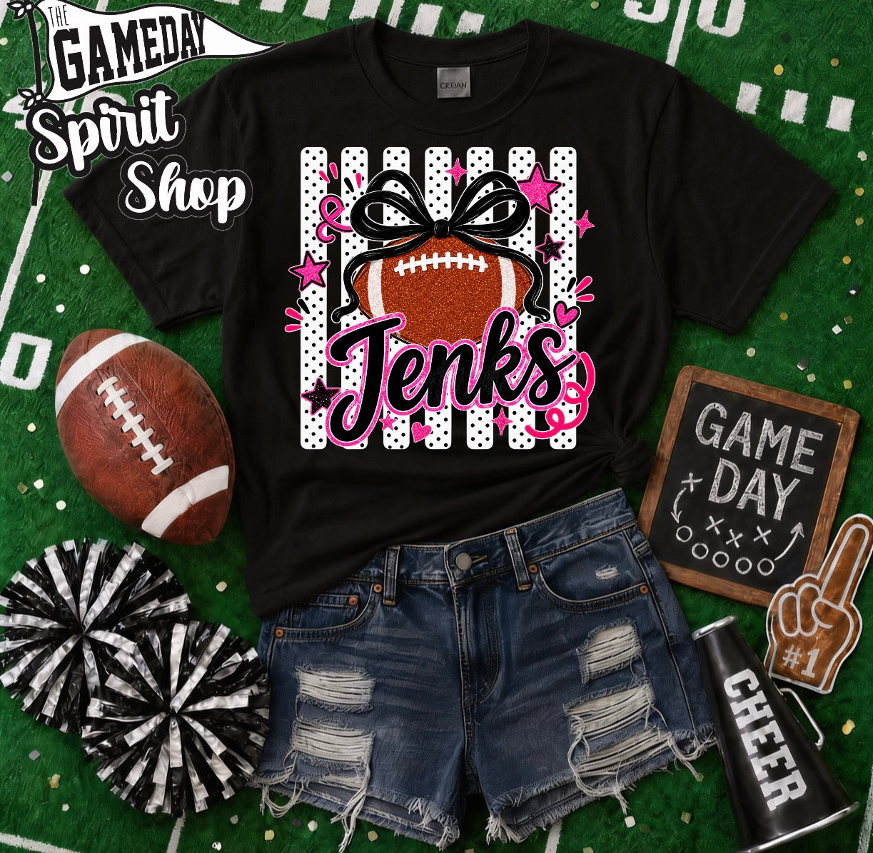 Jenks Football Stripe