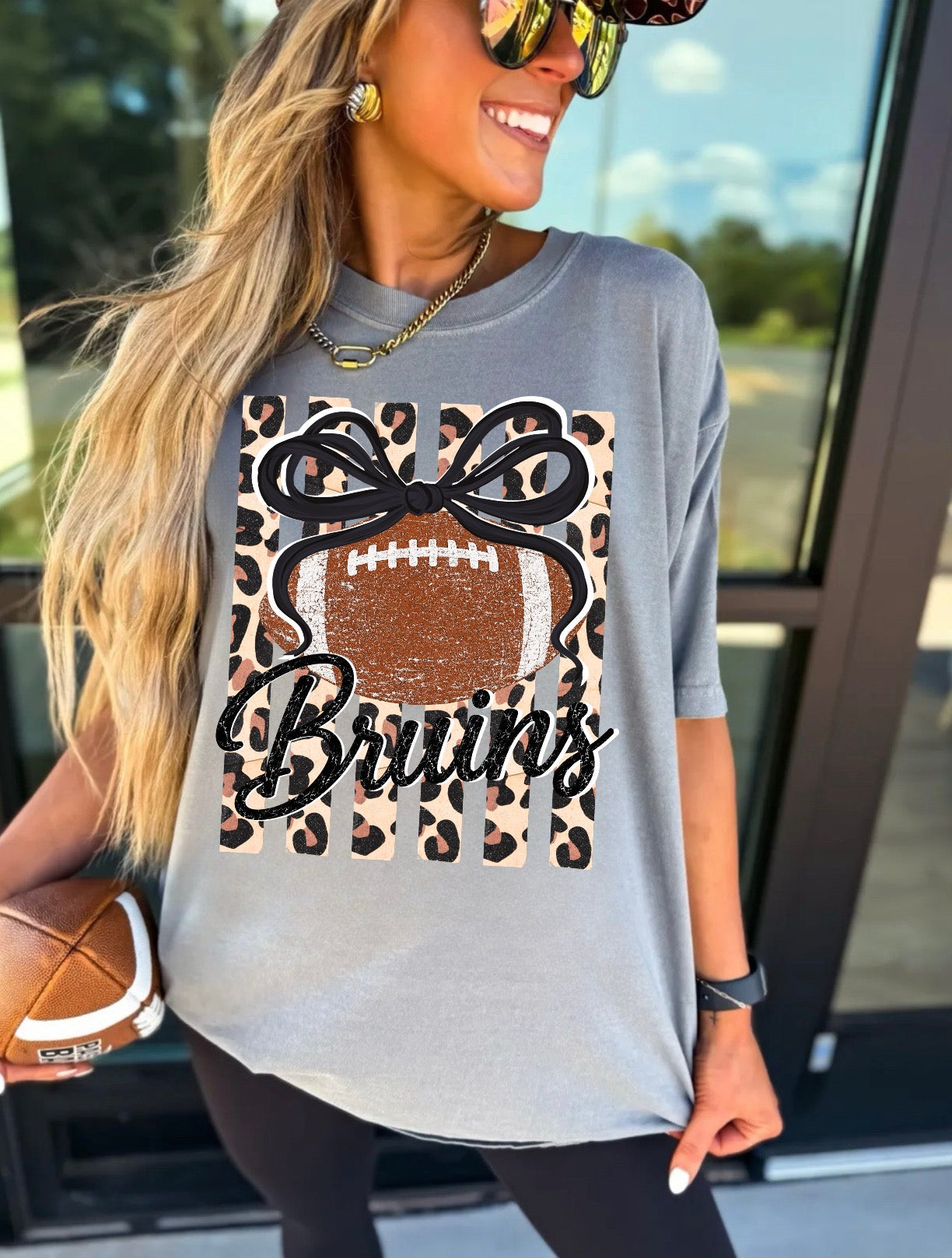 Leopard Bow Bruins
