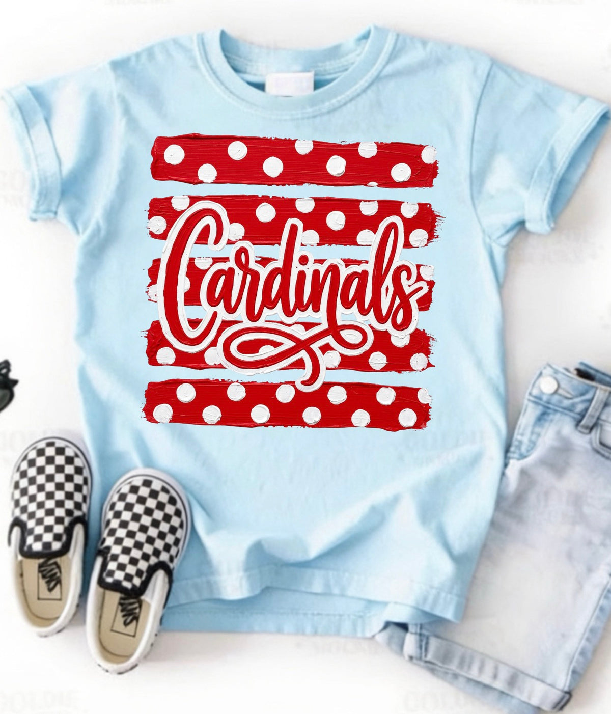 YOUTH Cardinals Polkadot Stripe
