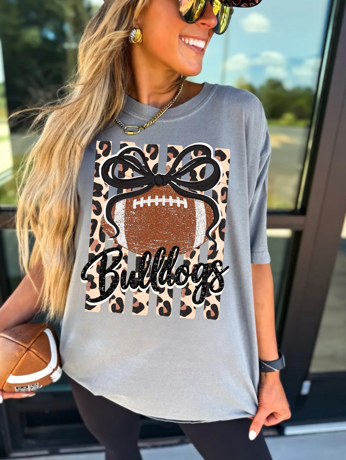 Leopard Bow Bulldogs