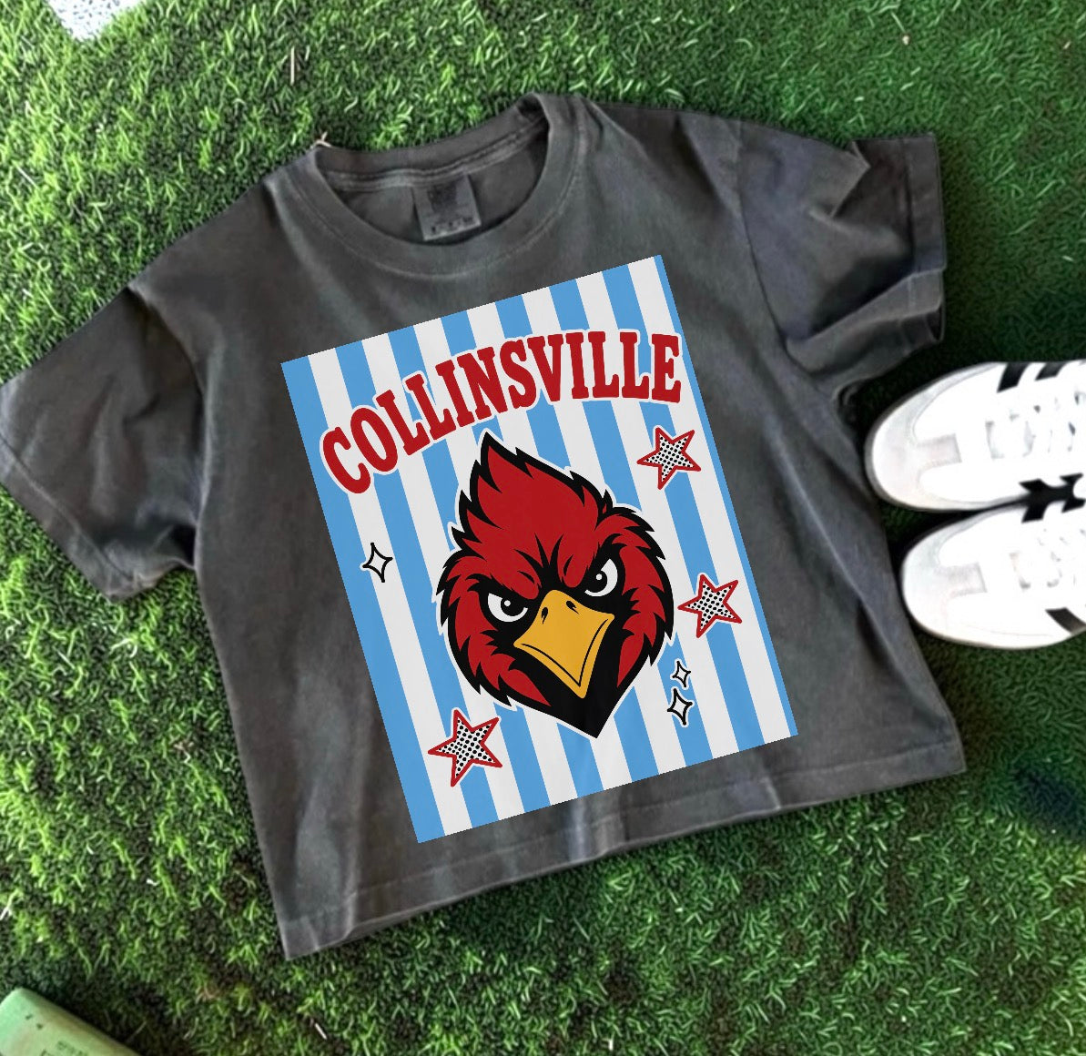 Collinsville Stripe Mascot (3 shirt styles)