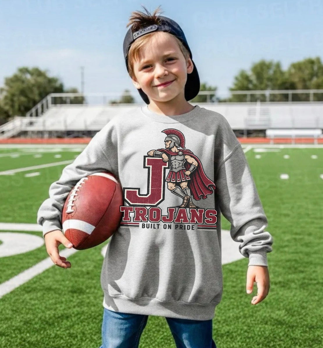 YOUTH Retro Trojans Mascot