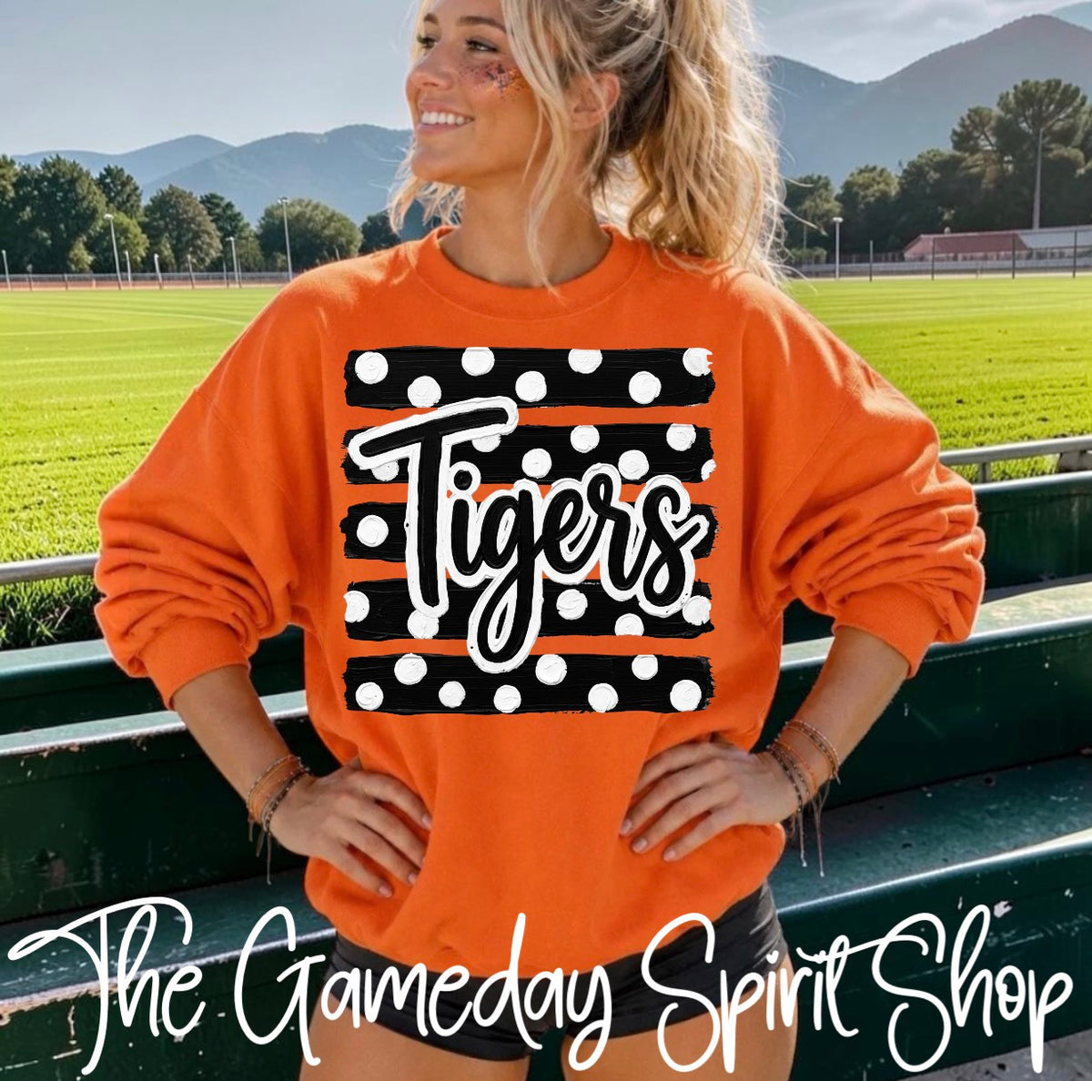 Tigers Polkadot Stripe
