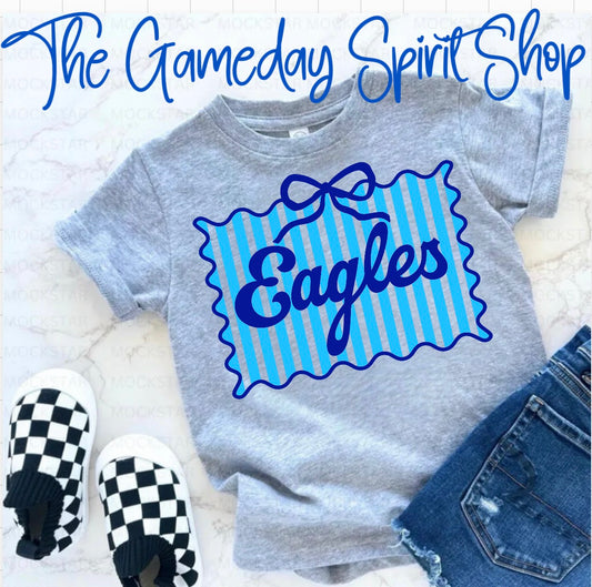 YOUTH Eagles Bow Stripe