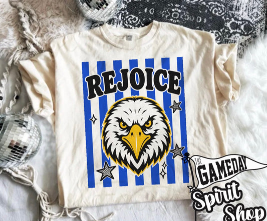 Rejoice Stripe Mascot (3 shirt styles)