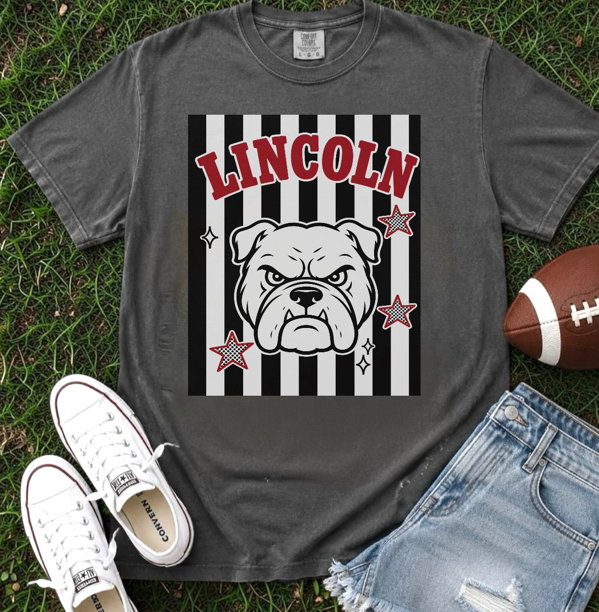 Lincoln Stripe Mascot (3 shirt styles)