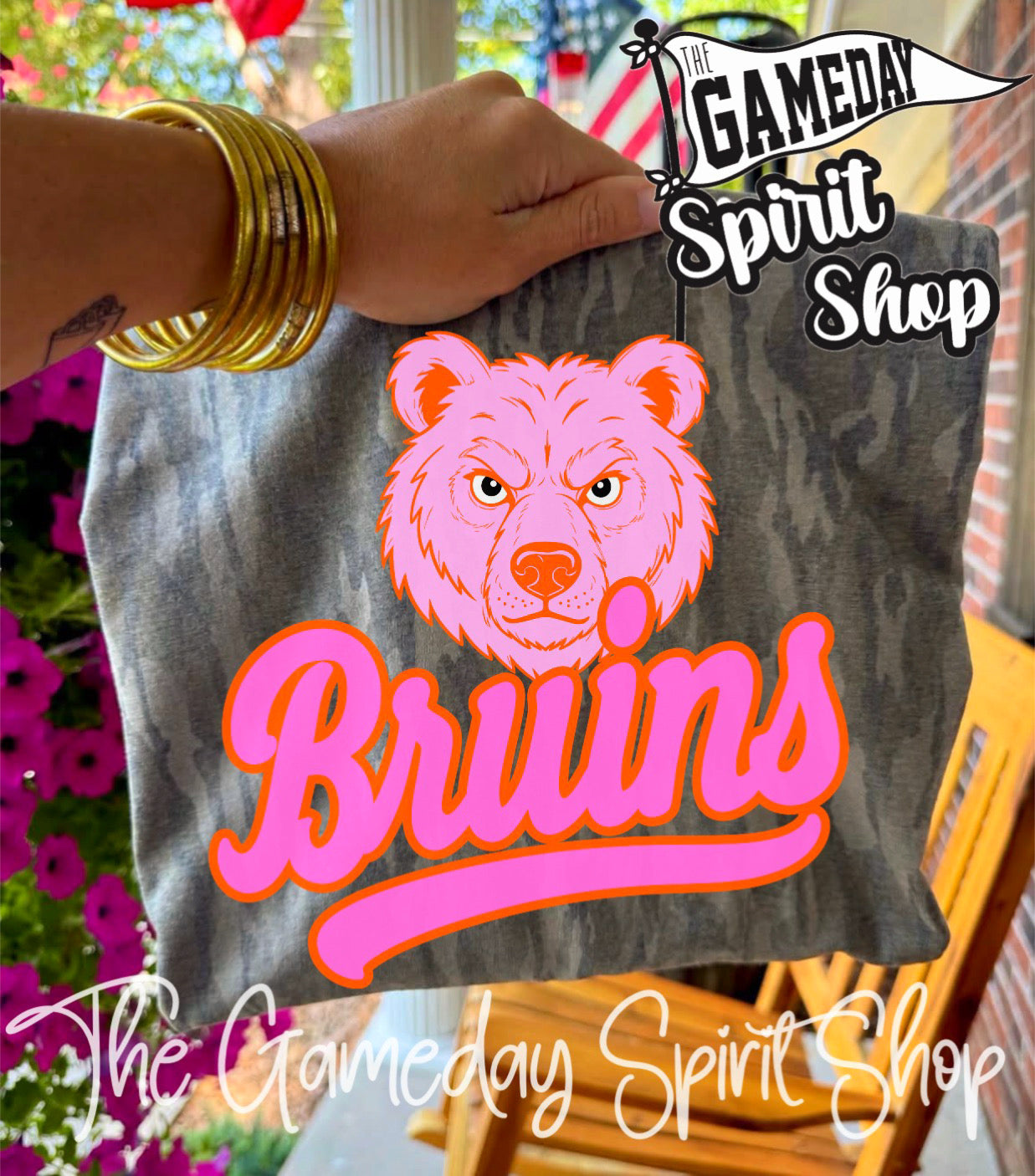 Pink and Orange Bruins