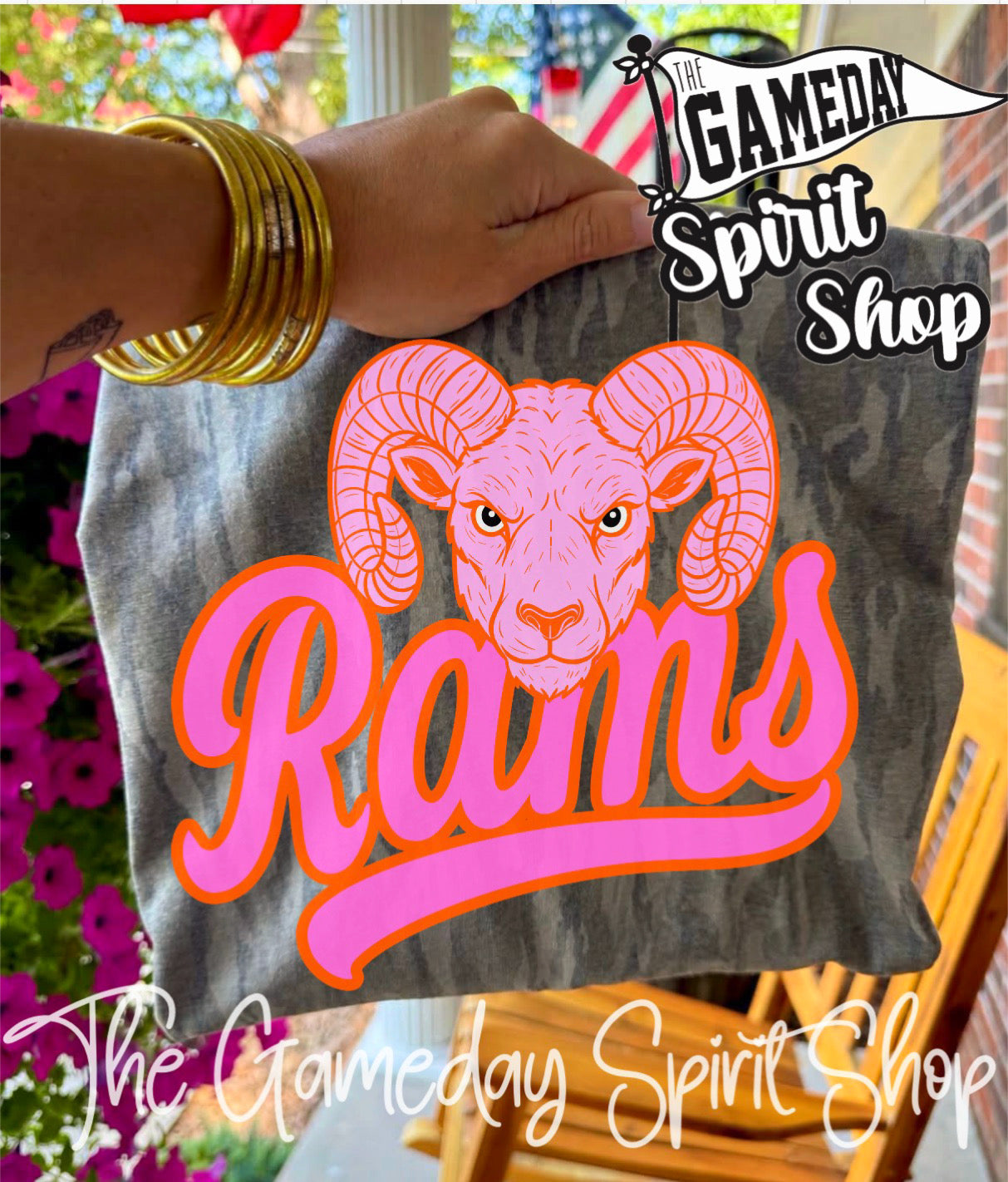 Pink and Orange Rams